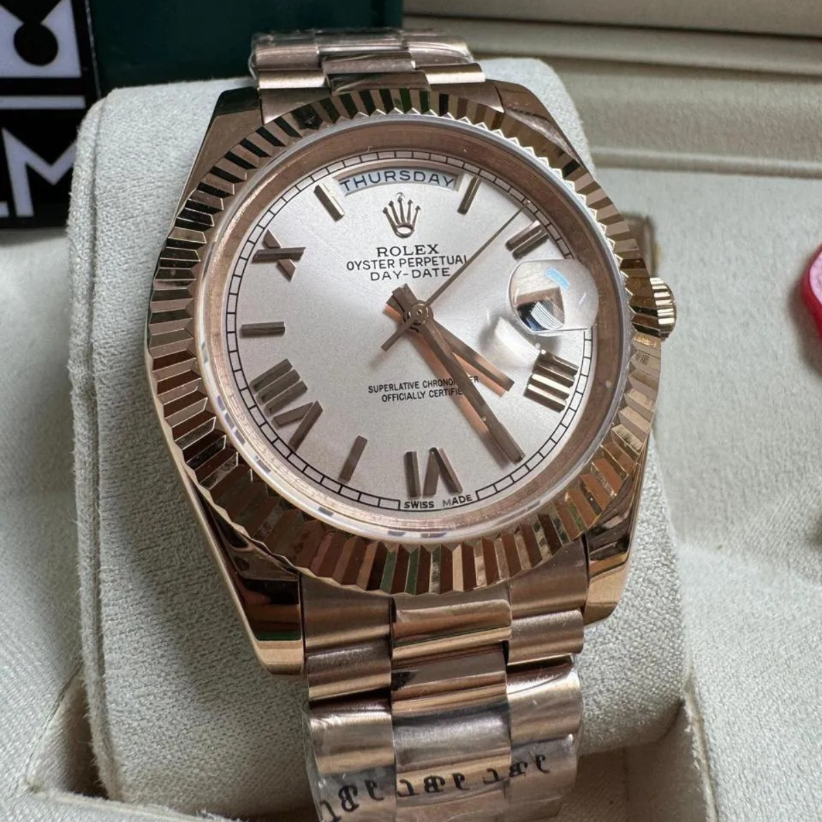 Rolex Day-Date 40 – Champagnerfarbenes Dial