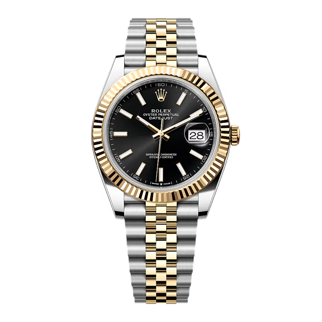 Rolex Datejust 41 – Black Dial – Rolesor