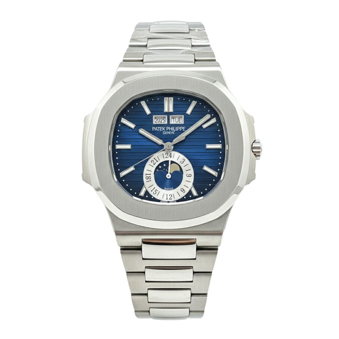 Patek Philippe Nautilus Blue Mondphase Automatic