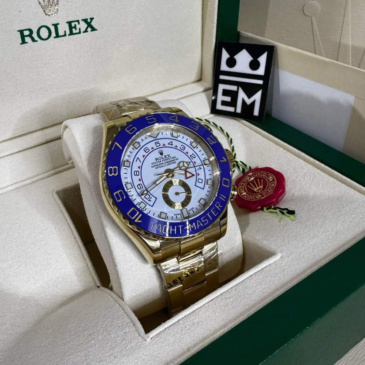 Rolex Yacht-Master II – Gold Blue Dial / Blue Bezel