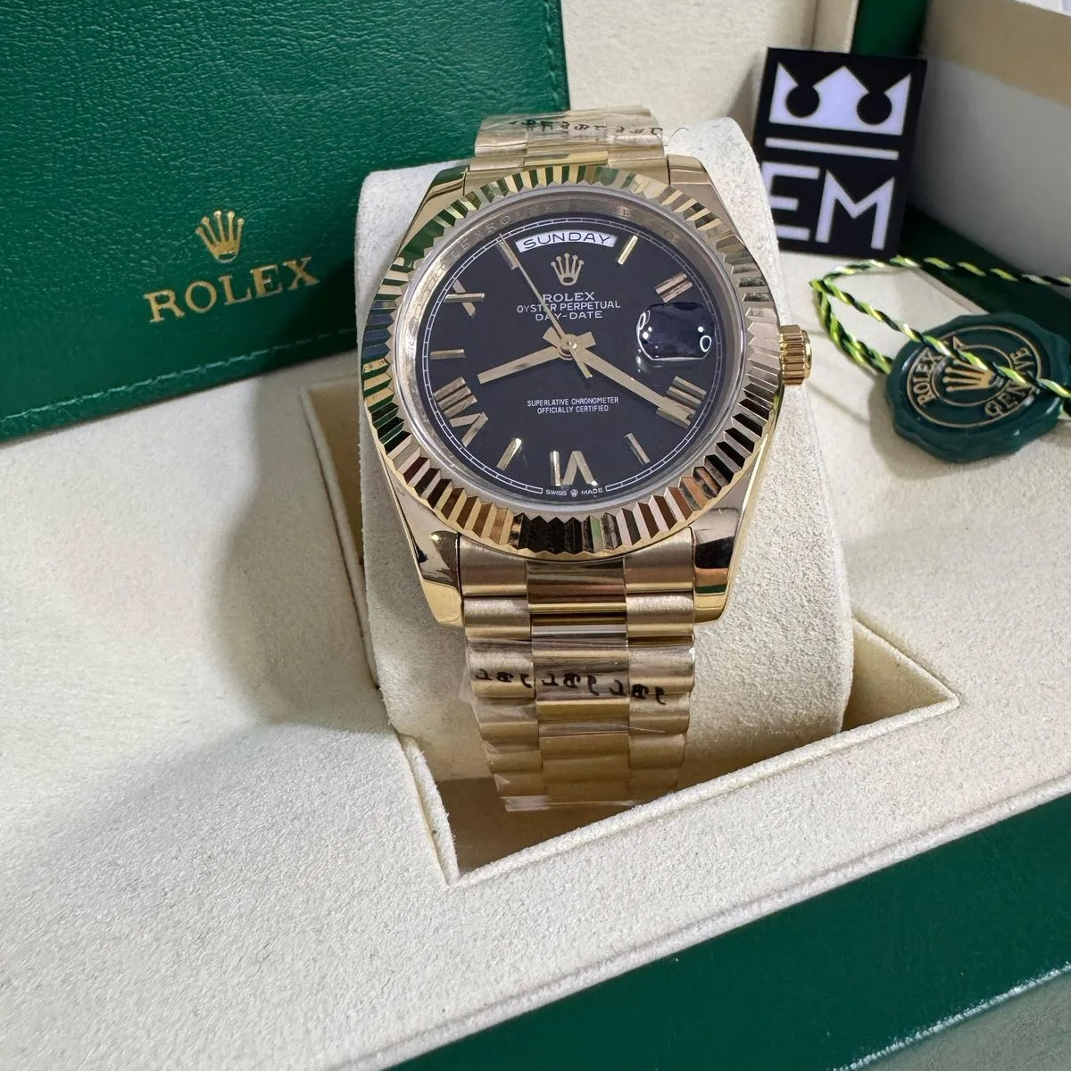 Rolex Day-Date 40 – Black Dial