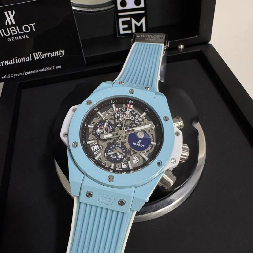 Hublot Big Bang Himmelblaues Skeleton