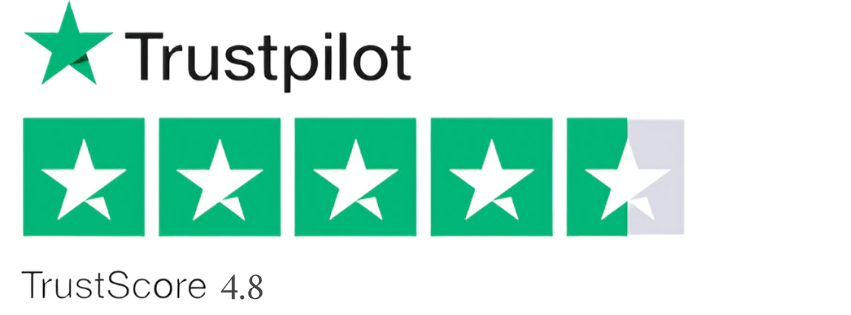 Trustpilot TrustScore 4.8